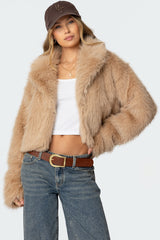 Sierra Oversized Faux Fur Jacket