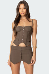 Ellis Buttoned Up Corset