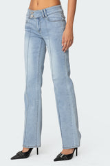 Avril Boot Cut Low Rise Jeans