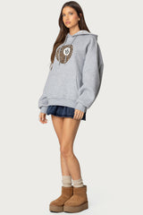 Leopard 8 Oversized Hoodie