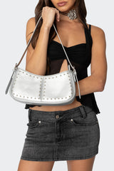 Studded Metallic Bag