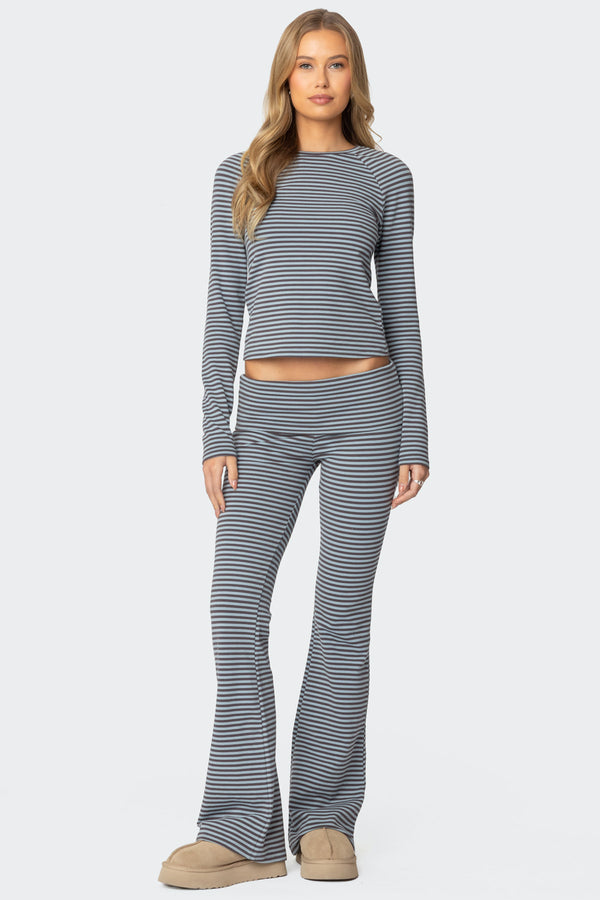 Kaeli Stripey Long Sleeve T Shirt