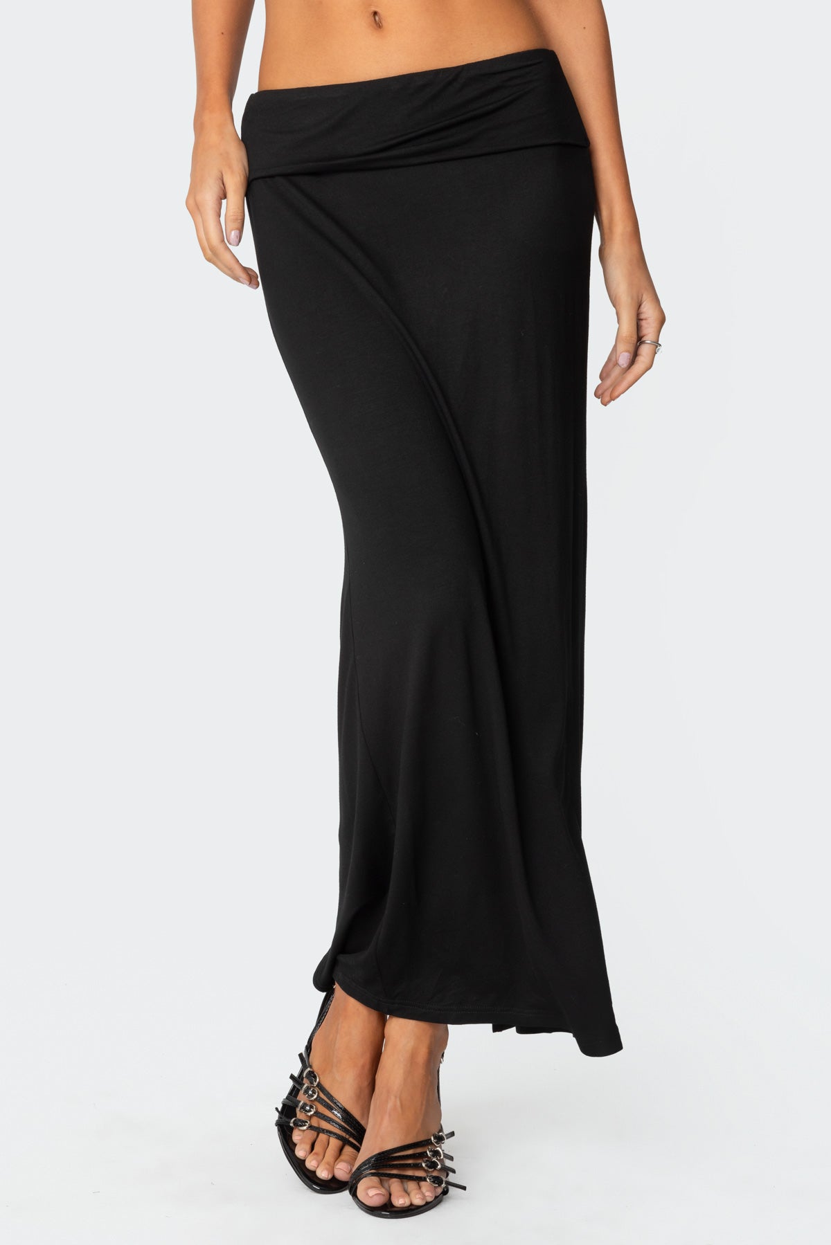 Johanna Fold Over Maxi Skirt