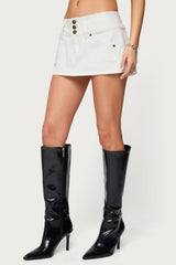 Petite Mckinley Denim Mini Skirt