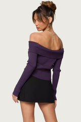 Lauren Knit Foldover Top