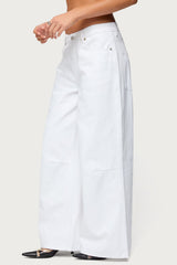 Skater Girl Washed Low Rise Baggy Jeans