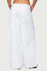 Skater Girl Washed Low Rise Baggy Jeans