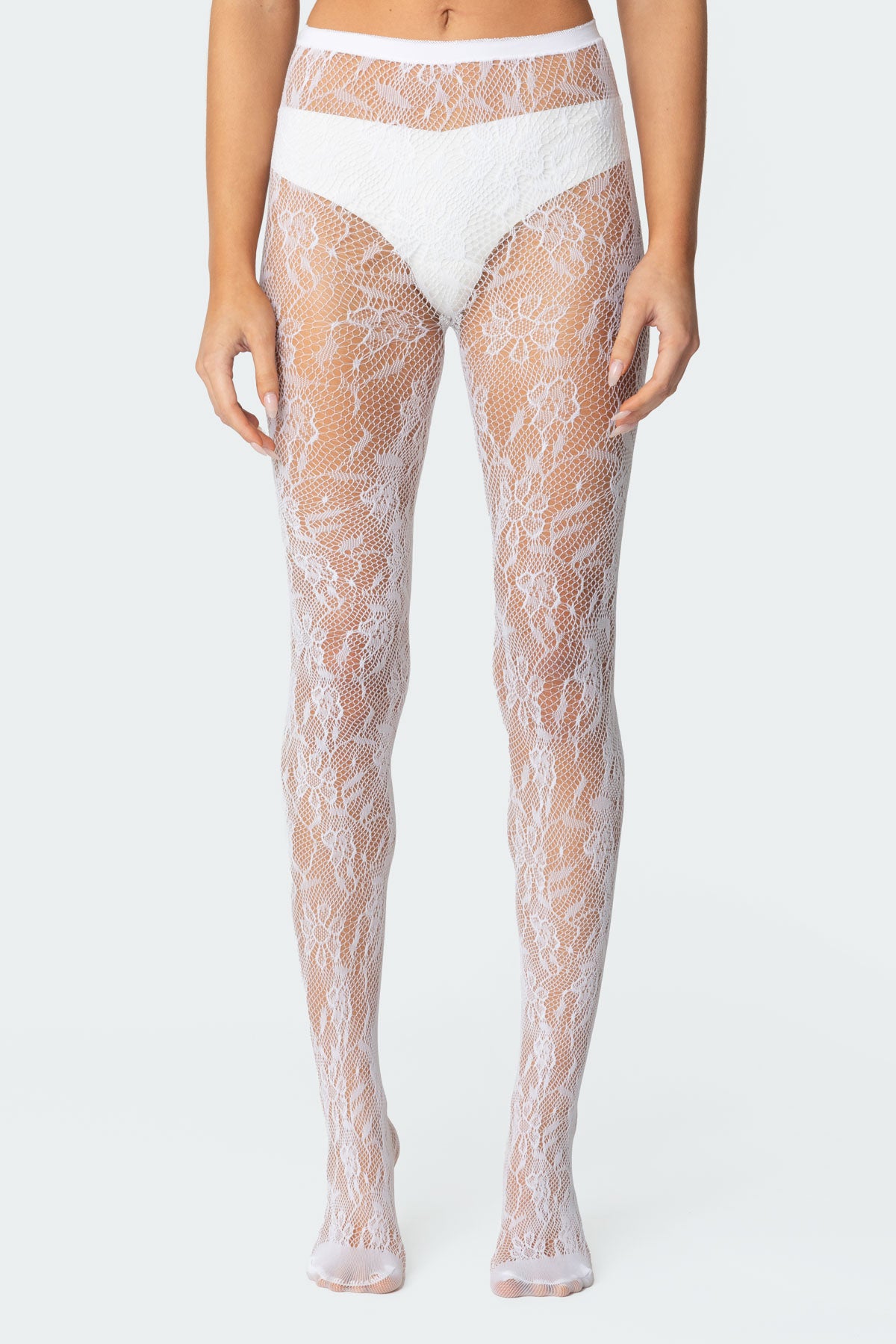 Lacey Fishnet Tights