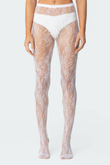 Lacey Fishnet Tights