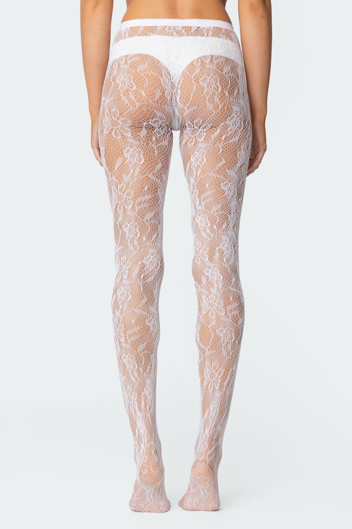 Lacey Fishnet Tights