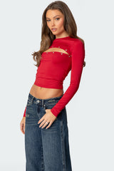 Revi Front Cut Out Grommet Top