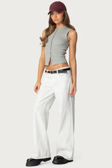 Basel Button Up Tank Top