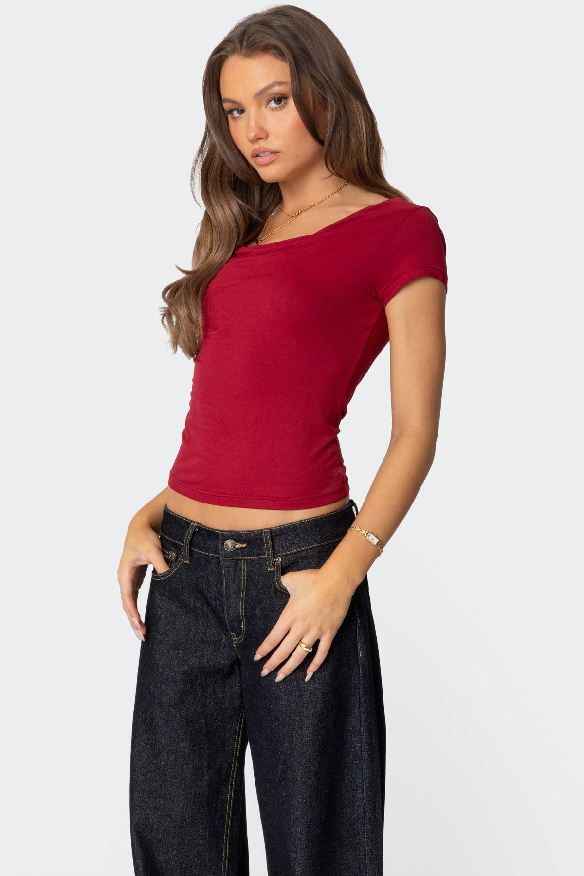 Javi Cowl Neck Top