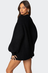 Mathilde Oversized V Neck Cardigan