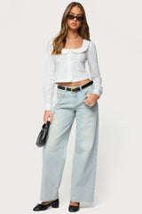 Ery Mid Rise Baggy Jeans