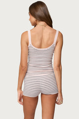 Lillian Striped Knit Tank Top