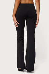 Maricela Sequin Bead Bootcut Trousers