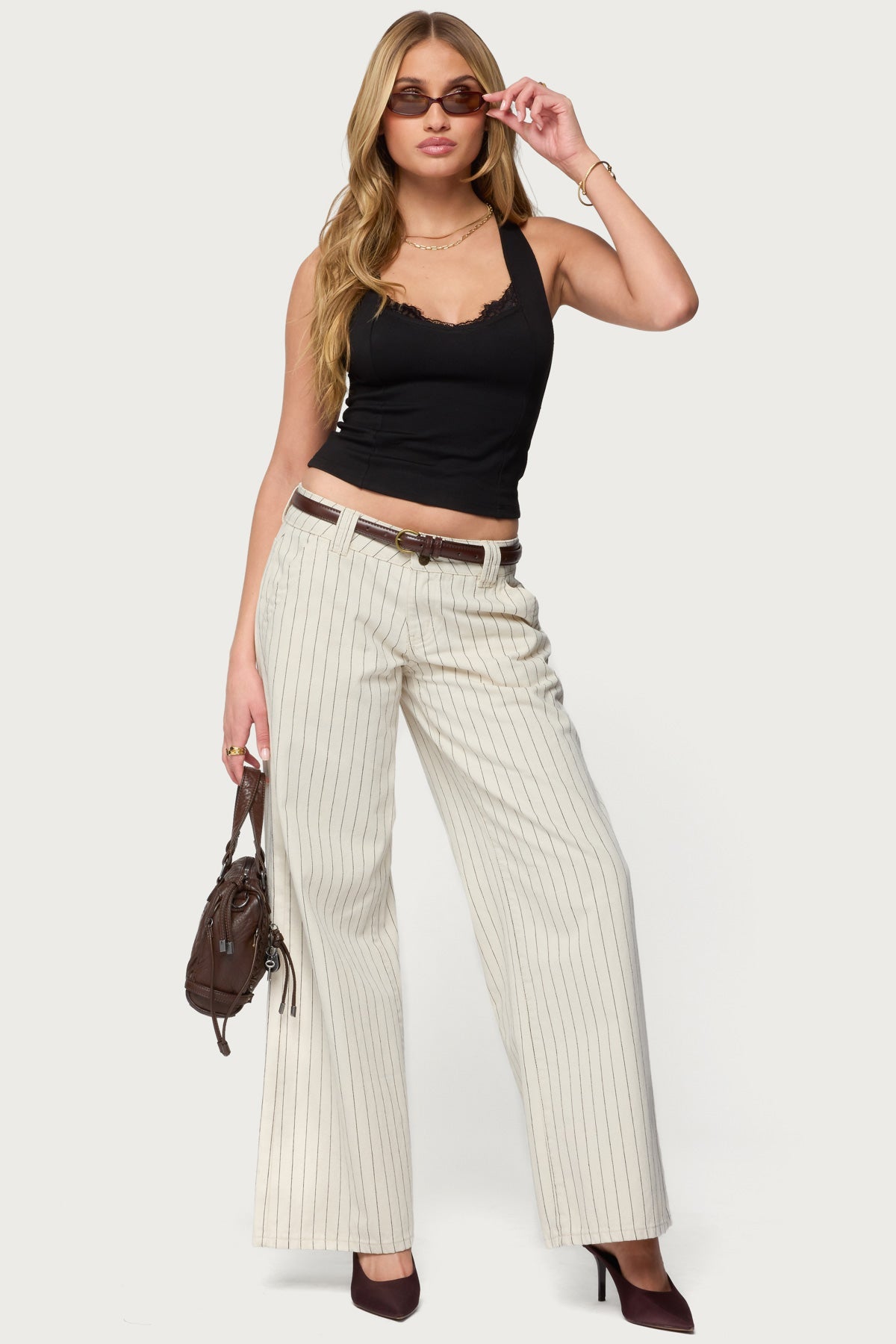 Ranata Lacey Scoop Neck Top