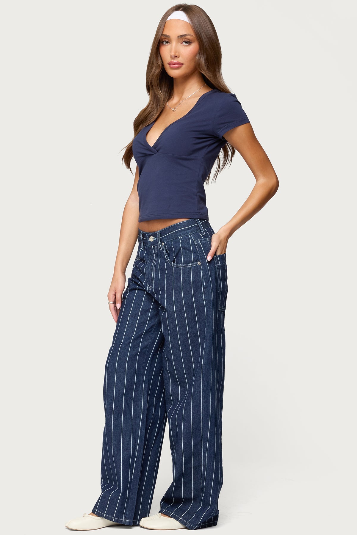 Merinda V Neck T Shirt