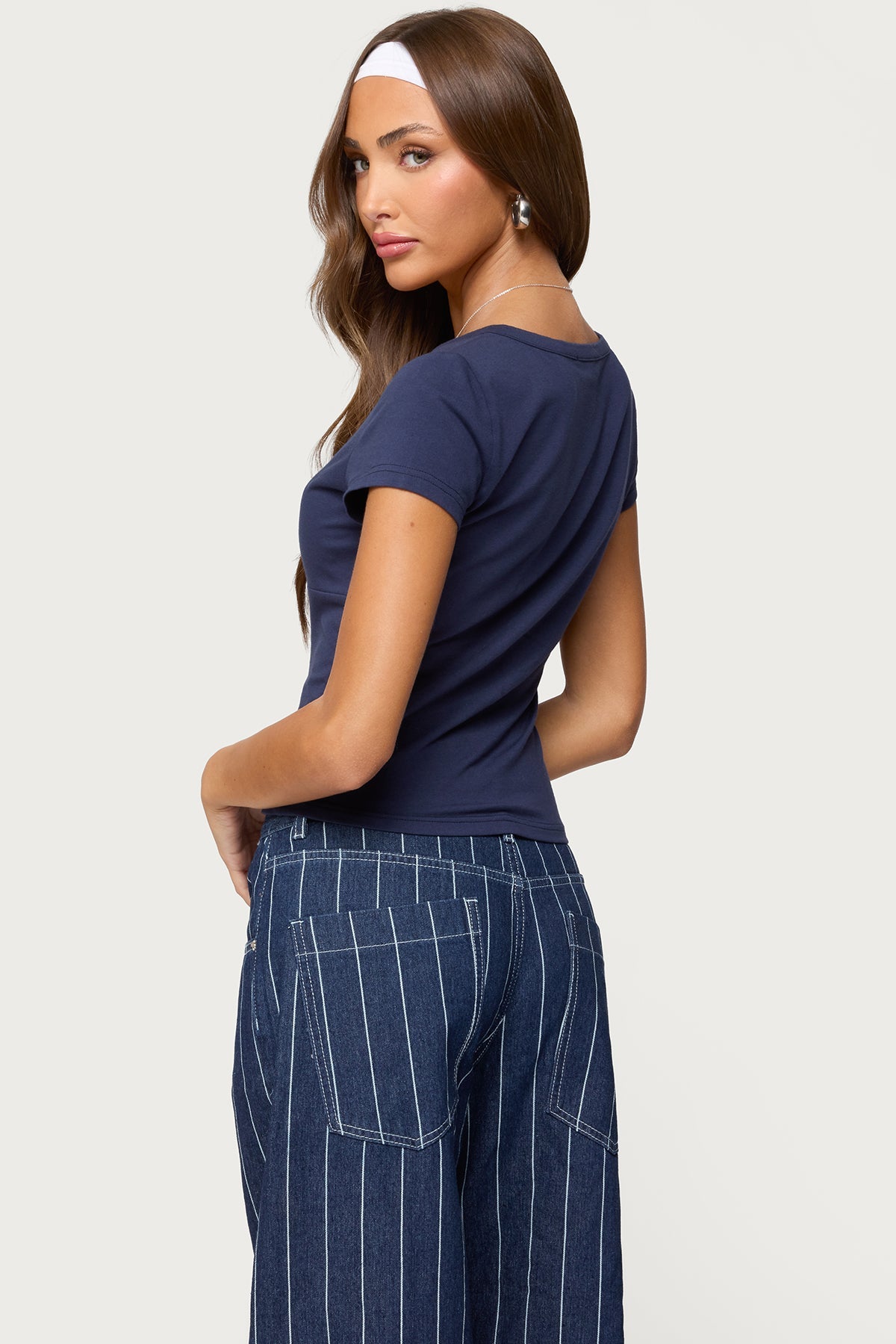 Merinda V Neck T Shirt