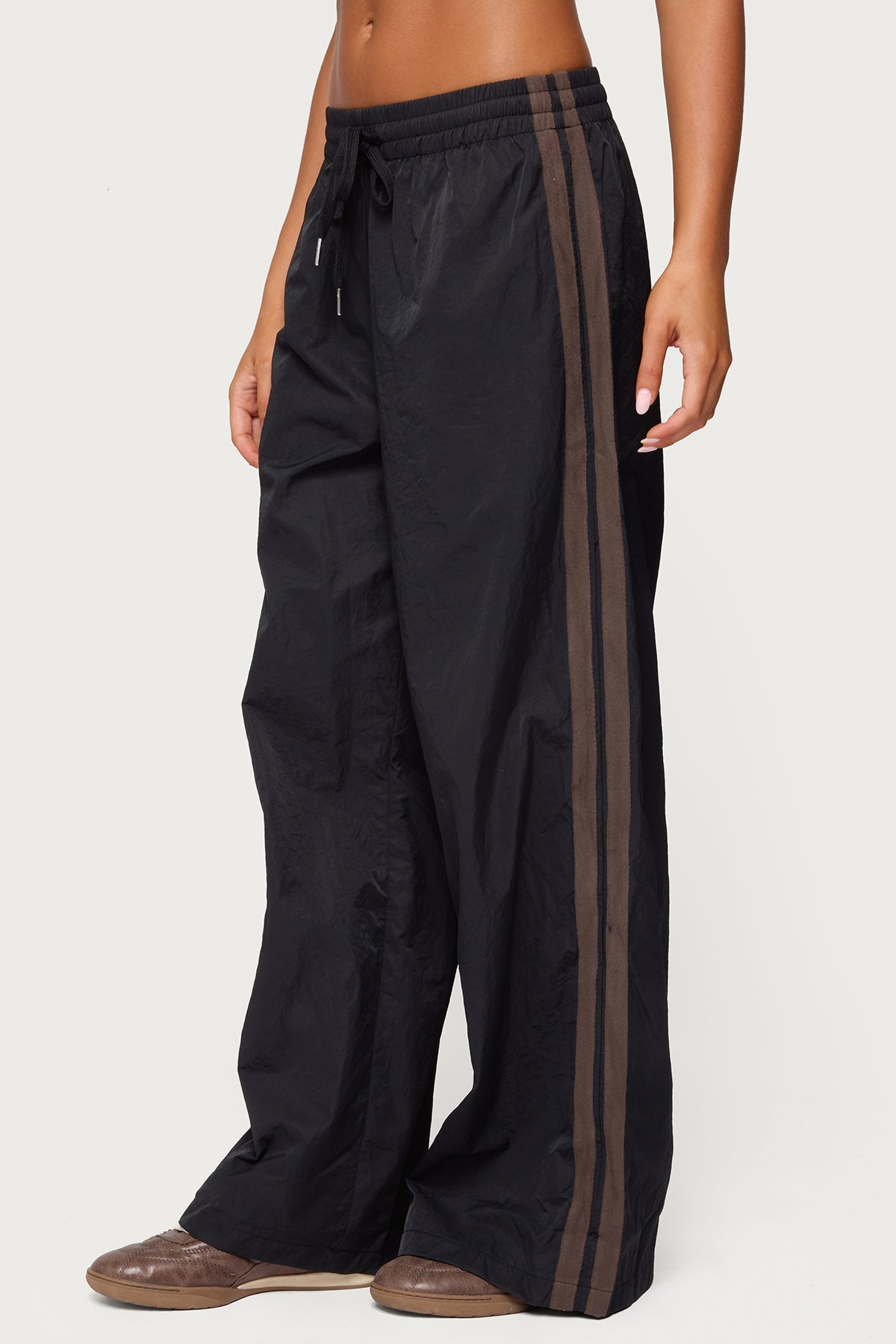 Kieran Stripey Nylon Track Pants