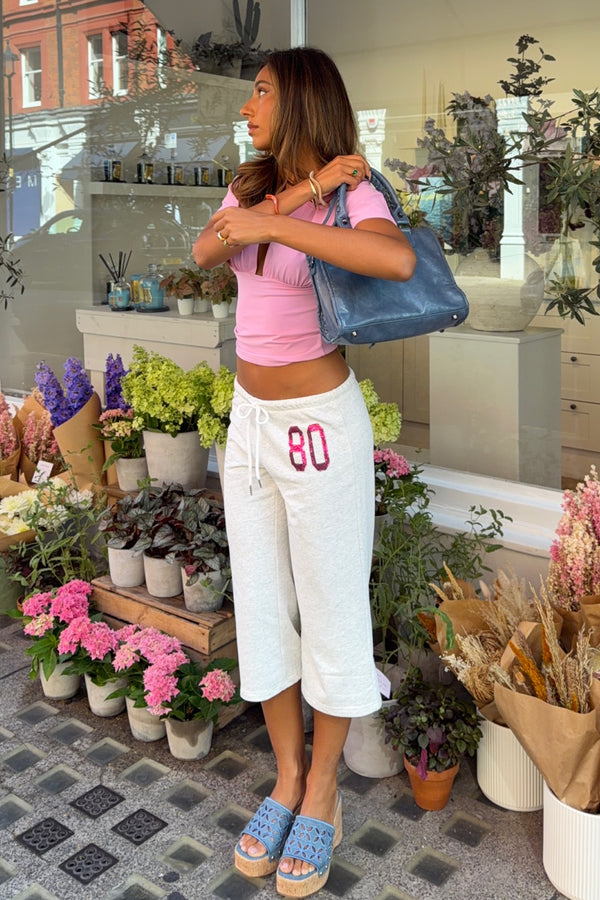 80 Sequin Capri Joggers