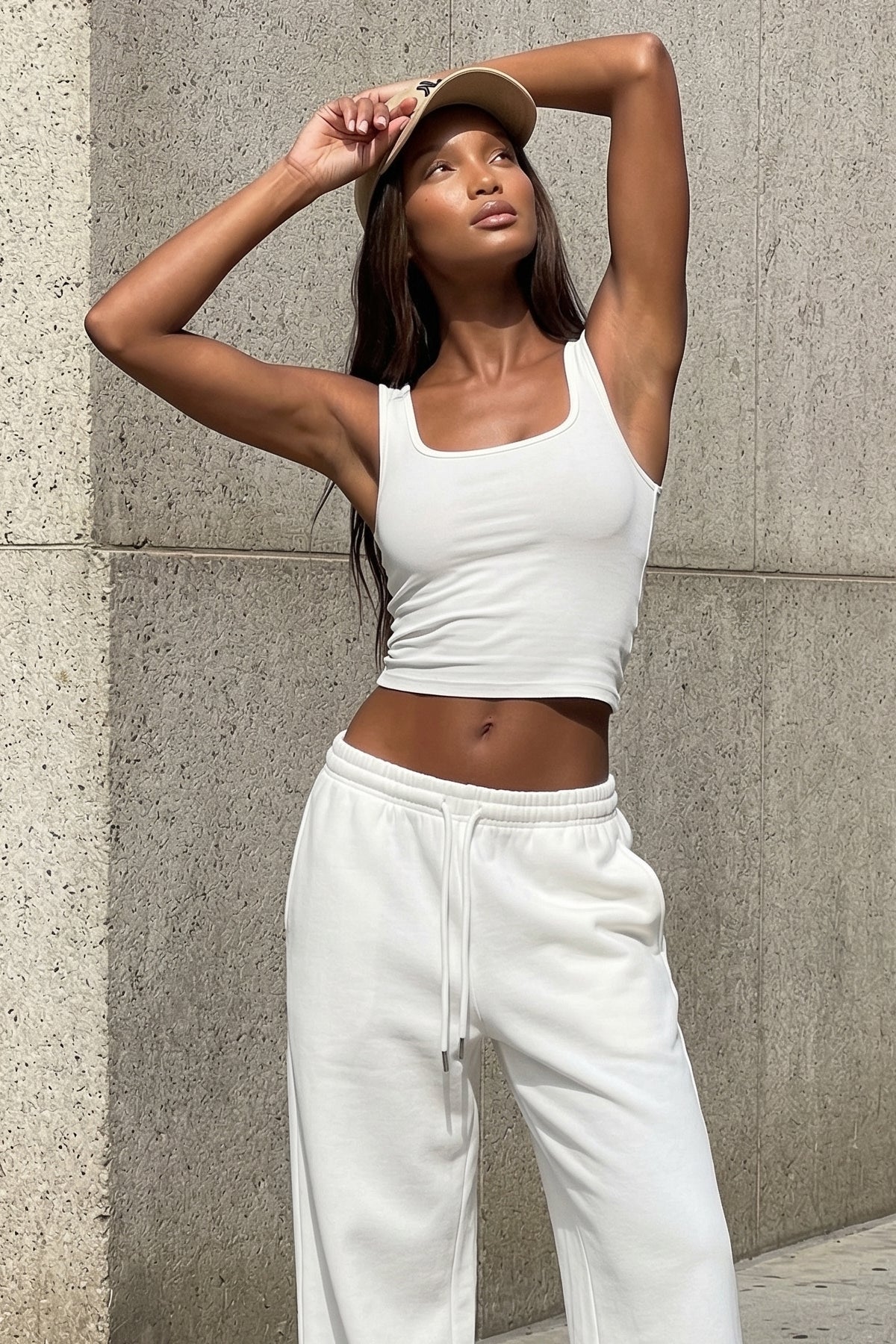 Linda Ribbed Scoop Neck Tank Top