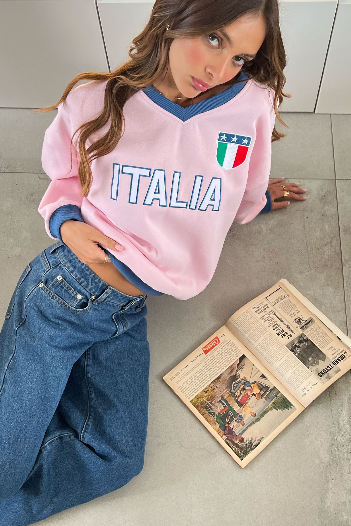 Italy Oversized Sweatshirt