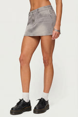 Chiara Denim Micro Skirt