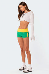 Brasil Fold Over Shorts