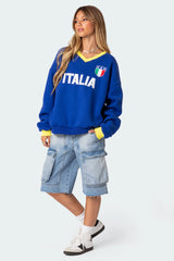 Italy Oversized Sweatshirt