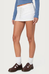 Bayside Slitted Micro Skort