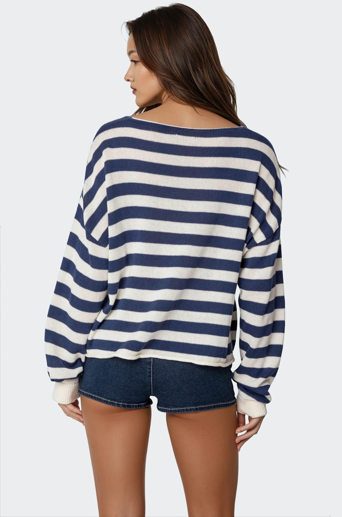 Anney Oversized Striped Sweater