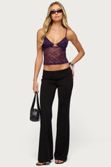 Katalia Sequin Flared Trousers