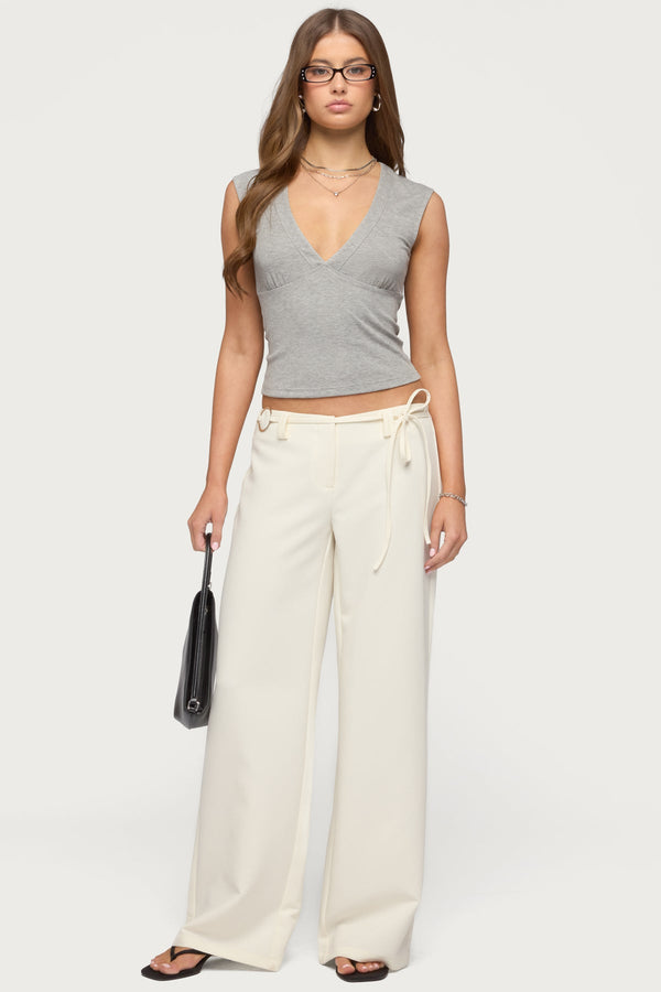 Raphael Tie Belt Trousers