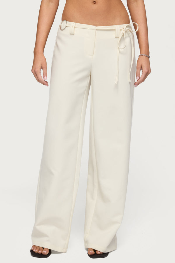 Raphael Tie Belt Trousers