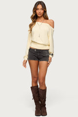 Bryan Denim Micro Shorts