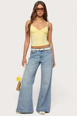 Evianna Double Tie Back Tank Top