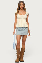 Kingsley Babydoll Top