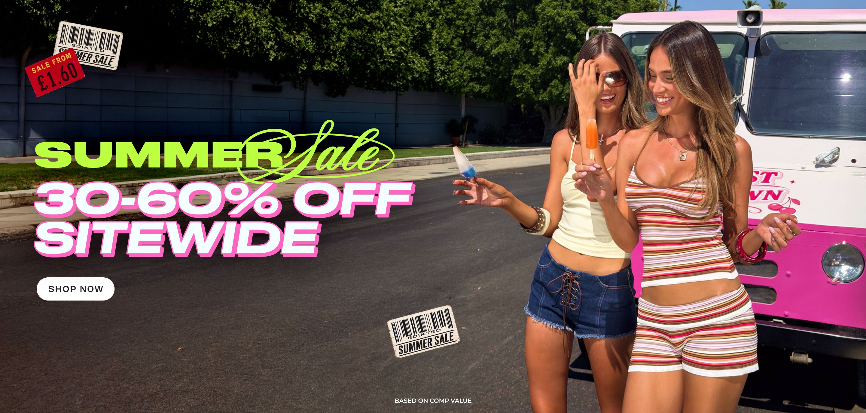 summer sale 30-60% off sitewide shop now