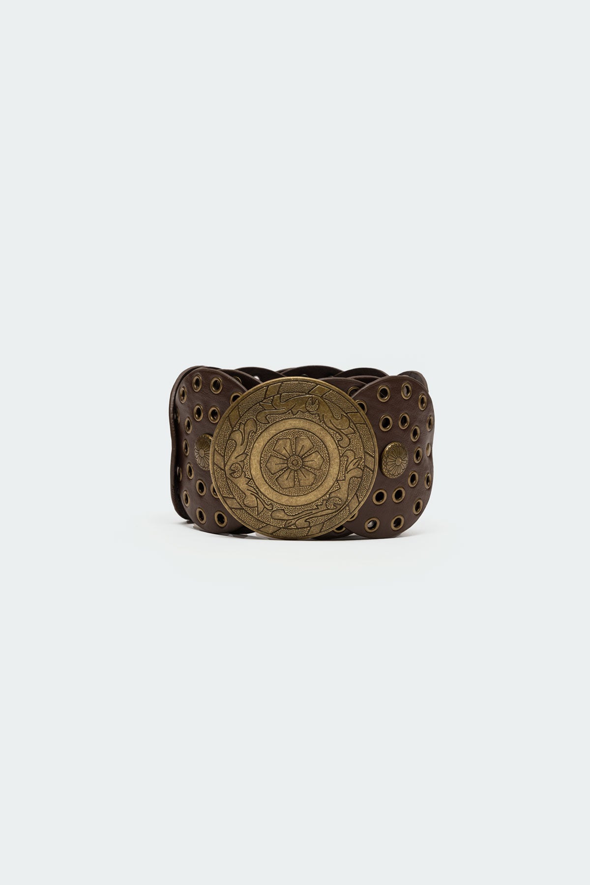 Faux Leather Western Disc Belt