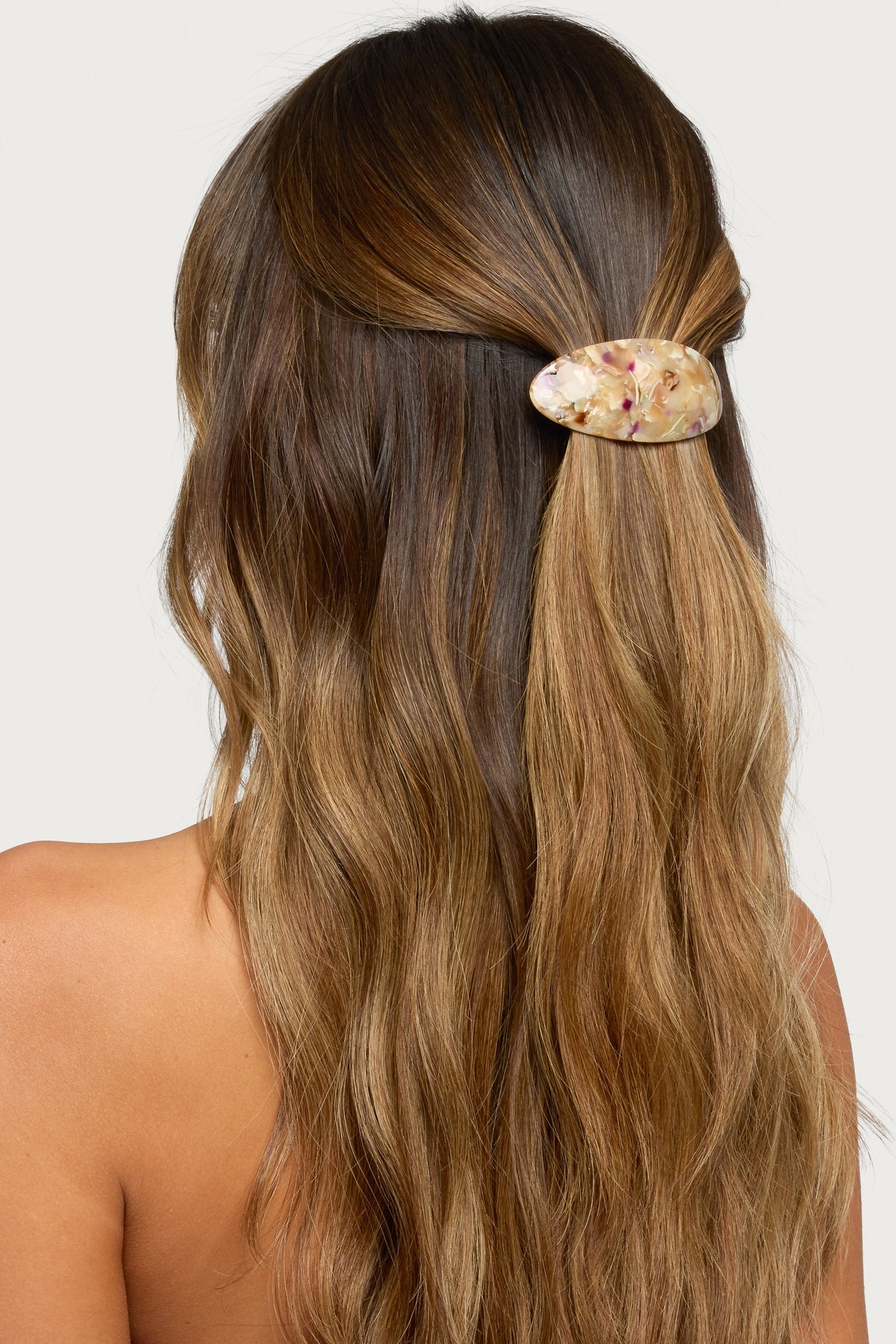 Curved Barrette Hair Clip