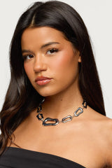 Chunky Oval Chain Necklace
