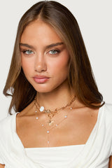 Pearly Coastal Necklace Set