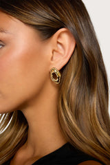 Darda Abstract Stud Earrings