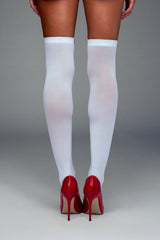 Sweetheart Bow Knee High Socks