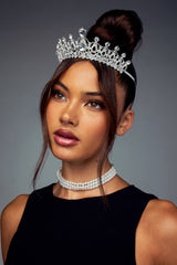 Layered Pearl Choker Necklace