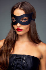 Faux Leather Undercover Eye Mask