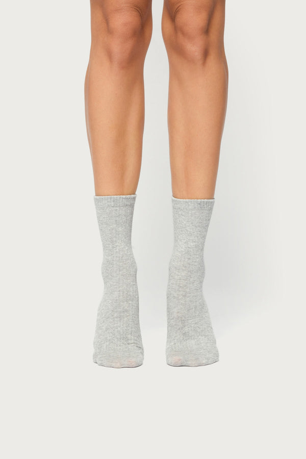 Pearl Ribbed Socks view 2