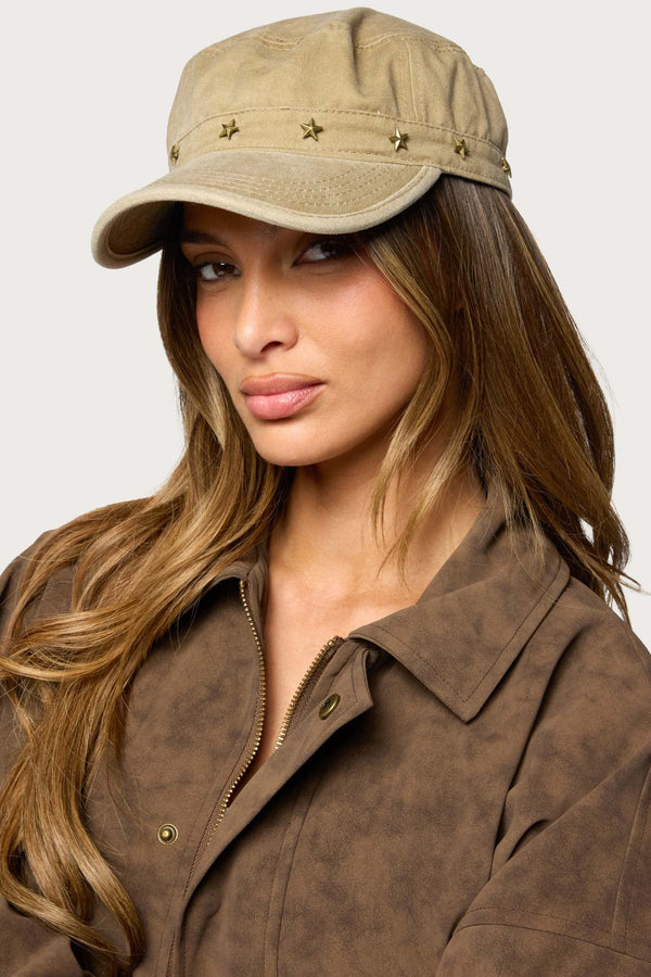 Star Studded Military Hat view 1